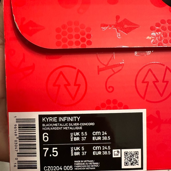 Kyrie Infinity Mens Size 6 with box main image 6